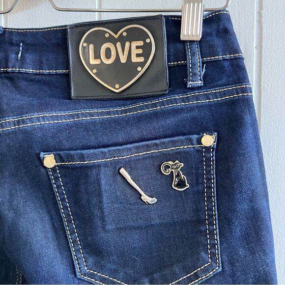 Love Moschino Dark Wash Skinny Jeans - Picture 3 of 10